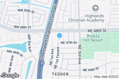Map image of the property - 4710 NE 1st Ter