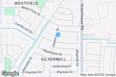 Map image of the property - 19323 Bristlestar Dr