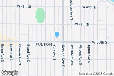 Map image of the property - 4947 York Ave S