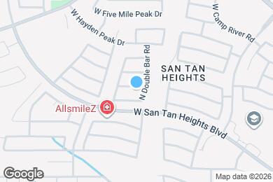 Map image of the property - 3193 W Sunshine Butte Dr