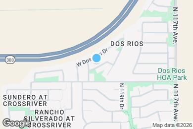 Map image of the property - 12016 W Camino Vivaz