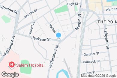 Map image of the property - 84 Hathorne St
