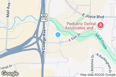 Map image of the property - Trails on the Creek Apartments