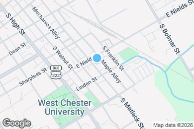 Map image of the property - 615 S Matlack St