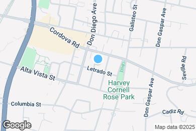 Map image of the property - 1215 Morelia St