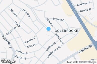 Map image of the property - 3527 28th Pkwy