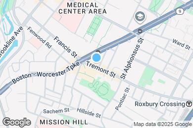 Map image of the property - 1625 Tremont St