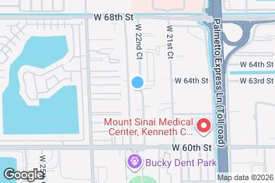 Map image of the property - 6350 W 22nd Ct