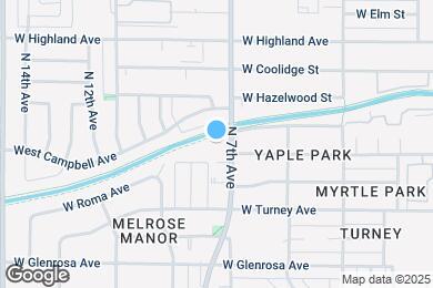 Map image of the property - 4444 N 7th Ave