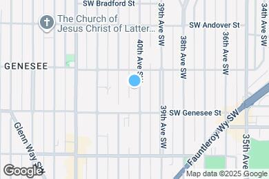 Map image of the property - 4127 40th Ave SW