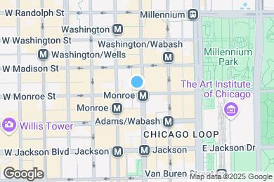 Map image of the property - 8 W Monroe St
