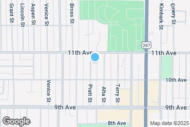 Map image of the property - 1030 Pratt St