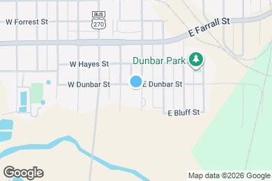 Map image of the property - 806 S Bell Ave