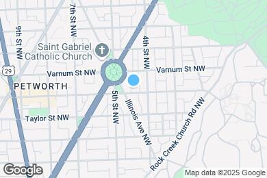 Map image of the property - 419 Upshur St NW