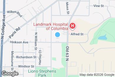 Map image of the property - Benton Stephens Apartments