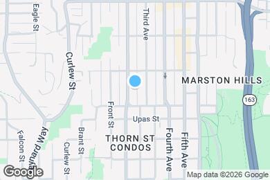 Map image of the property - 3535 1st Ave