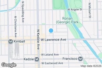 Map image of the property - 4820 N Albany Ave