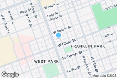 Map image of the property - 322 N Franklin St