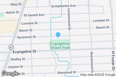 Map image of the property - 4112 Sycamore St