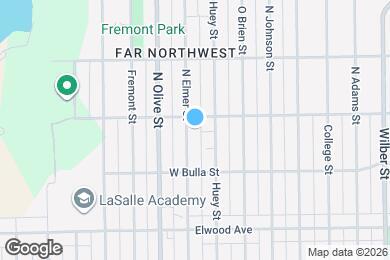 Map image of the property - 1648 N Elmer St