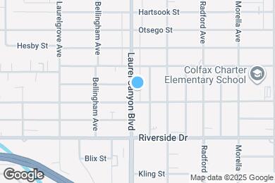 Map image of the property - 4920 Laurel Canyon Blvd