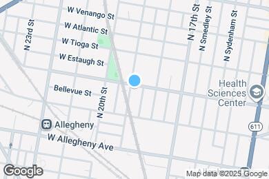Map image of the property - 3345 N 19th St