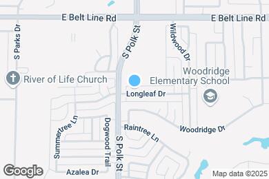Map image of the property - 807 Longleaf Dr