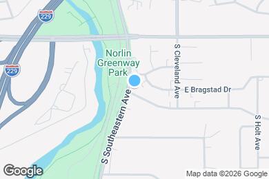 Map image of the property - 2010 S Southeastern Ave