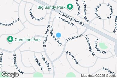 Map image of the property - 5374 S Telluride Way