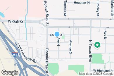 Map image of the property - Live Oak Apartments