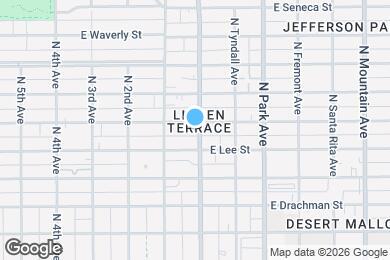 Map image of the property - 1643 N Euclid Ave