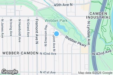 Map image of the property - 1027 43rd Ave N