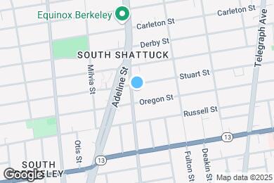 Map image of the property - 2813 Shattuck Ave