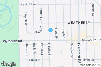 Map image of the property - This beautifully updated 3-bedroom, 1-bath single-family home is ready for move-in!