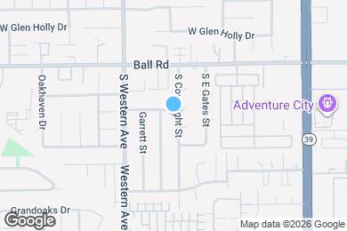 Map image of the property - 1303 S Courtright St