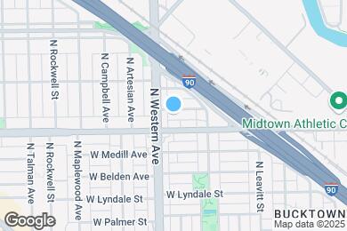 Map image of the property - 2341 W Montana St