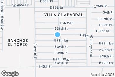 Map image of the property - 10258 E 38th Ln