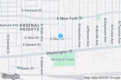 Map image of the property - 43 N Randolph St