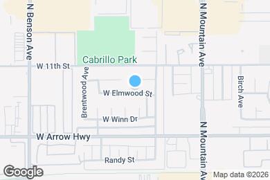 Map image of the property - 1355 Elmwood St