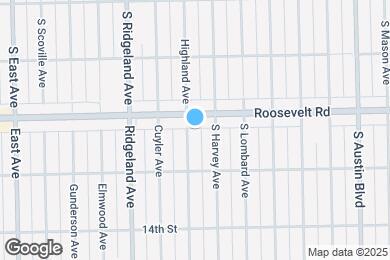 Map image of the property - 1211 Highland Ave