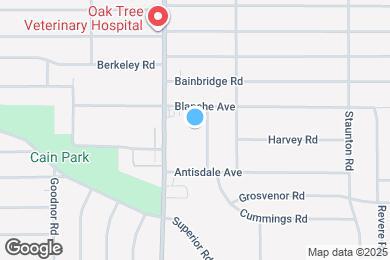 Map image of the property - 1908 Powell Ave