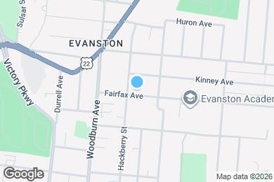 Map image of the property - 1710 Fairfax Ave