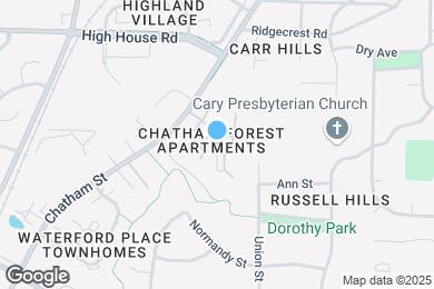 Map image of the property - Chatham Forest Apartments