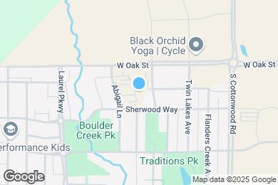 Map image of the property - Boulder Creek Apartments