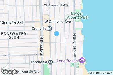 Map image of the property - 6105 N Winthrop Ave