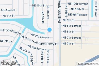 Map image of the property - 747 NE 7th Ave