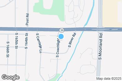 Map image of the property - Coachlight Drive Apartments
