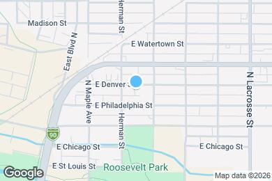 Map image of the property - 215 E Denver St