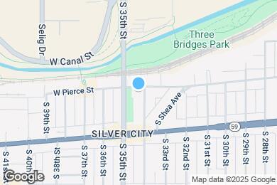 Map image of the property - 3407 W Pierce St