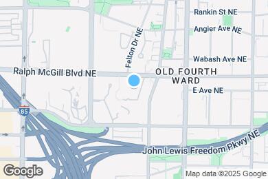 Map image of the property - 375 Ralph McGill Blvd NE